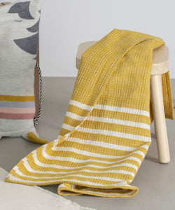 DF Mare Stripe Mustard Throw