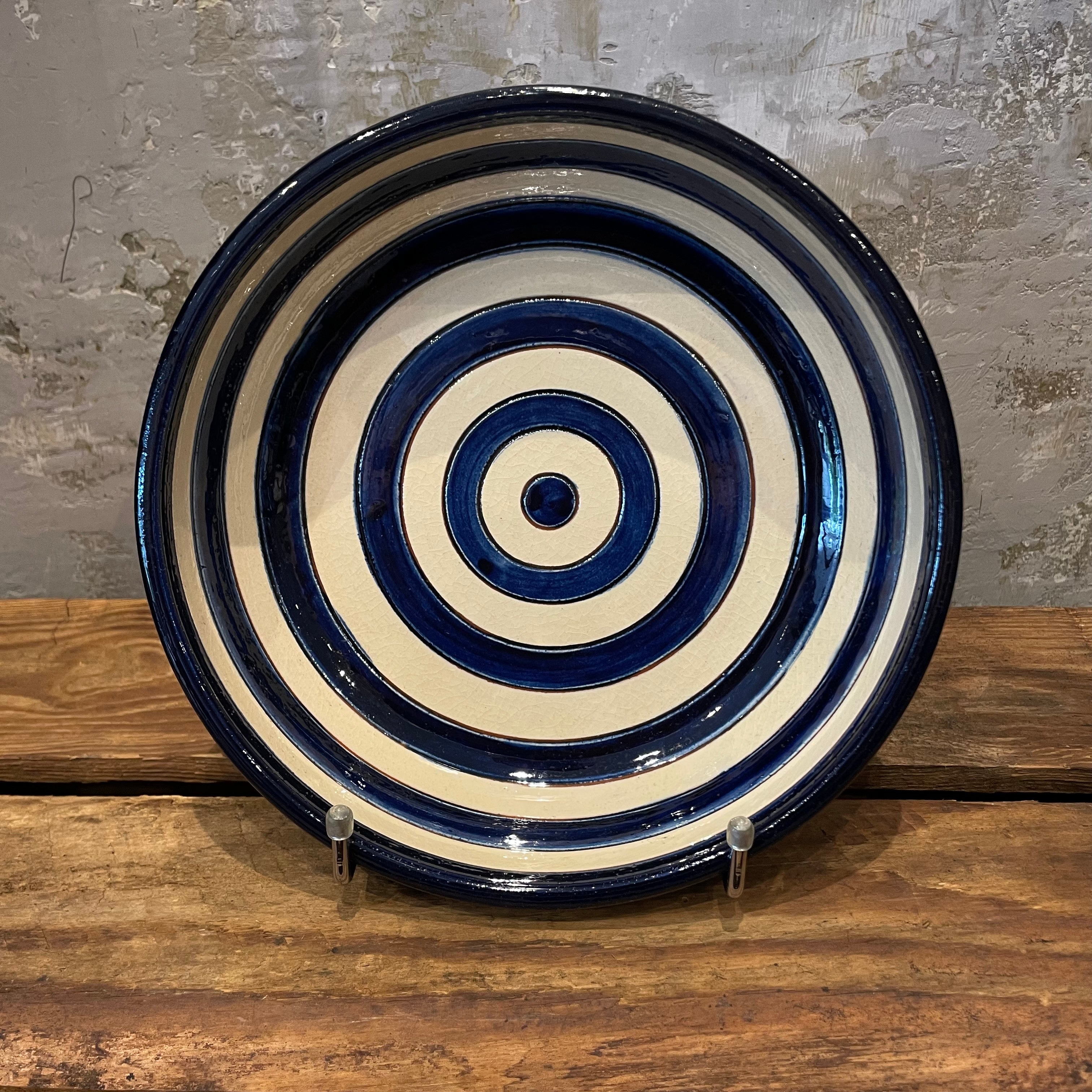 Spanish Blue Circles Salad Bowl 19cm