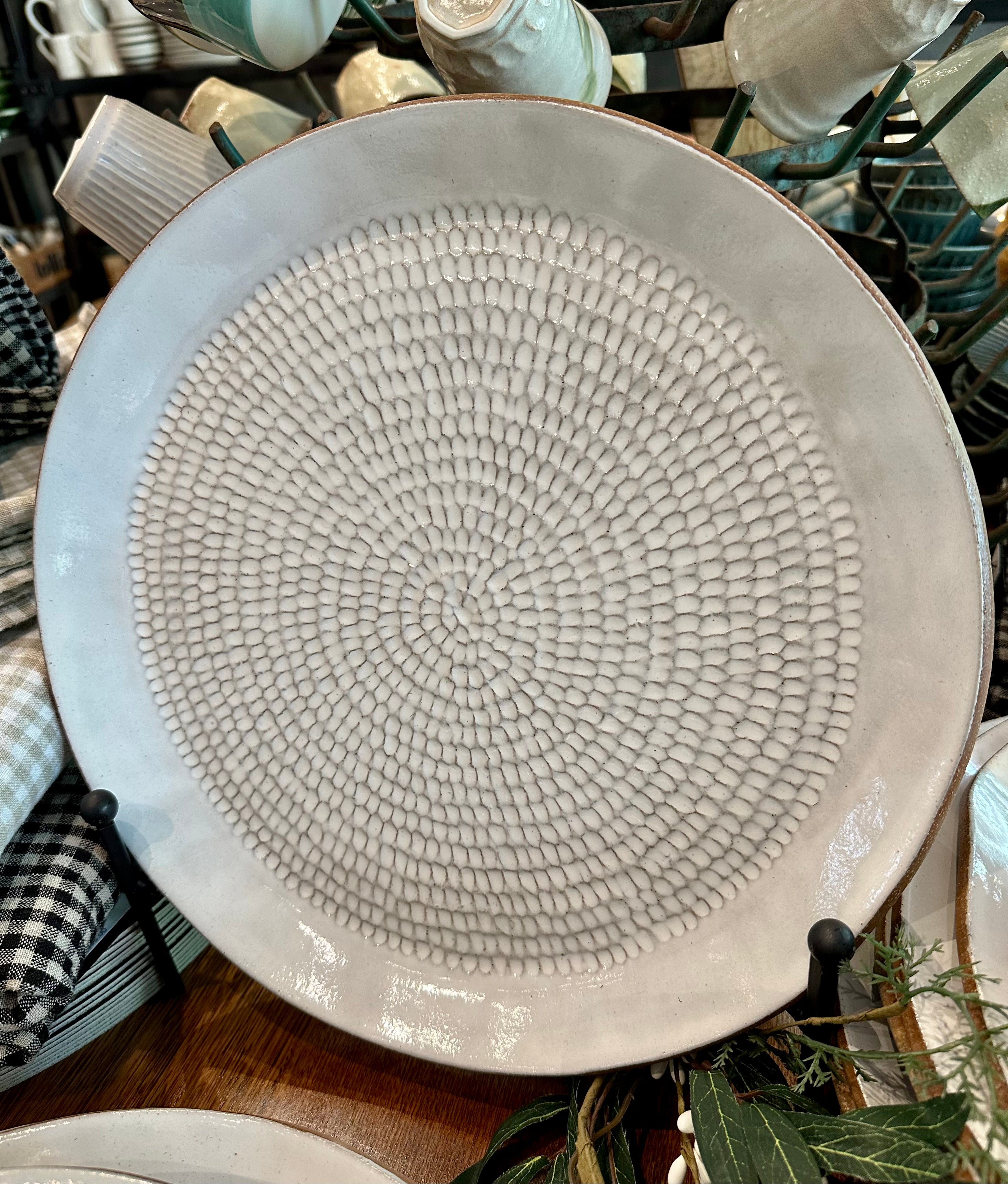 ClayTable Round platter 35cm