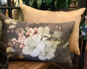 French Linen 'Spring Bouquet' Cushion
