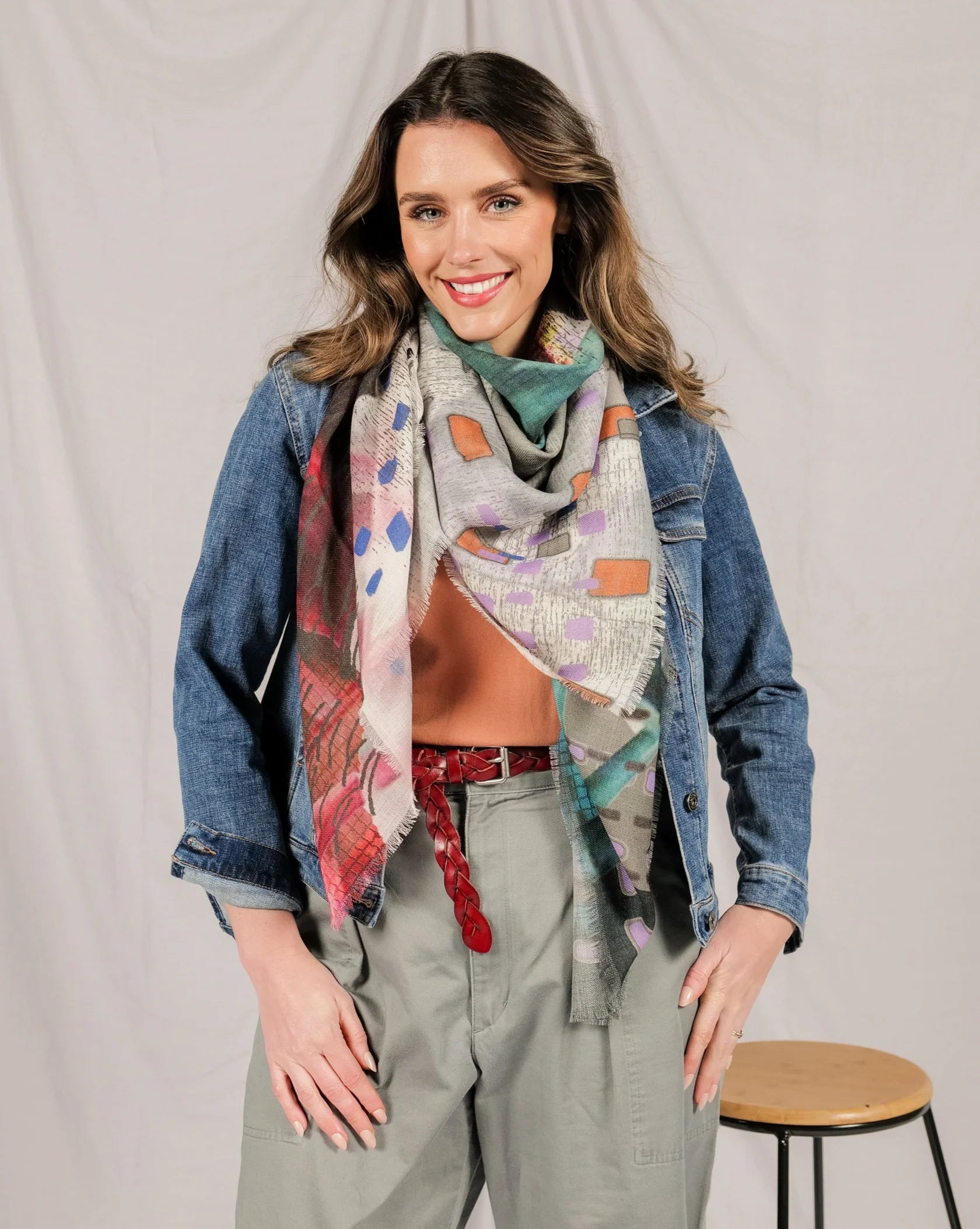 D&B Pleach Wool Scarf