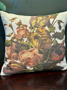French Linen 'Golden Hour' Cushion 50cm
