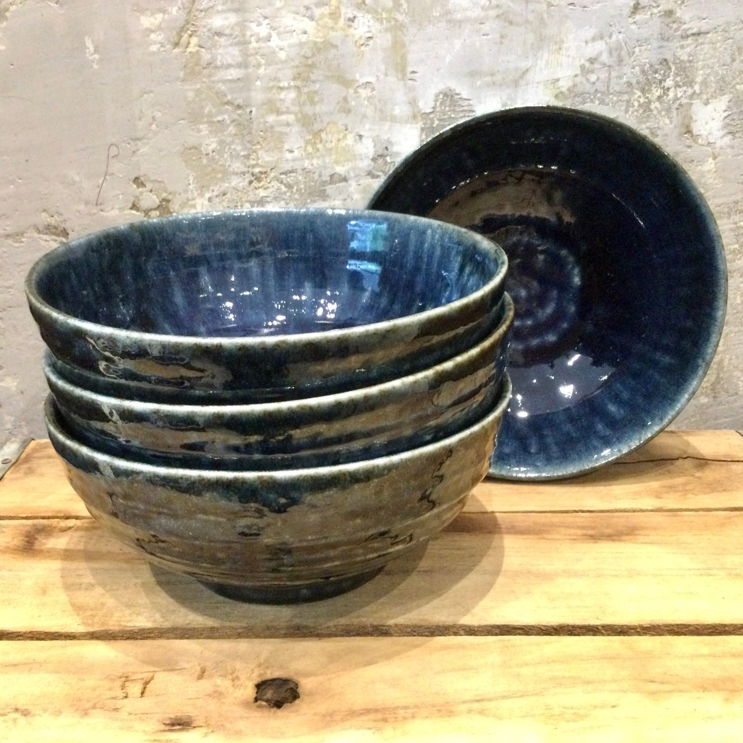 Iroyu Blue  Large Bowl