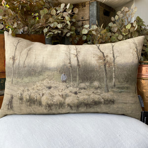 French Linen 'The Farmer' Cushion