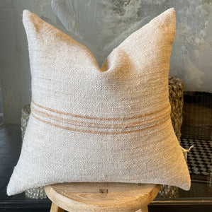 Vintage Grain Sack Cushion 55cm