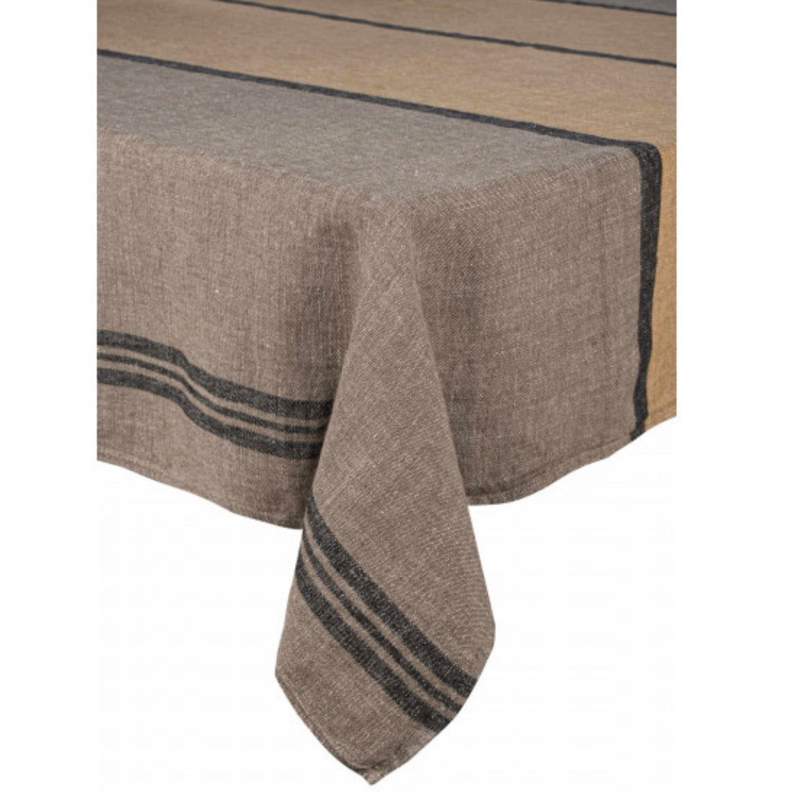 Rimini Linen Tablecloth 250cm Brownie