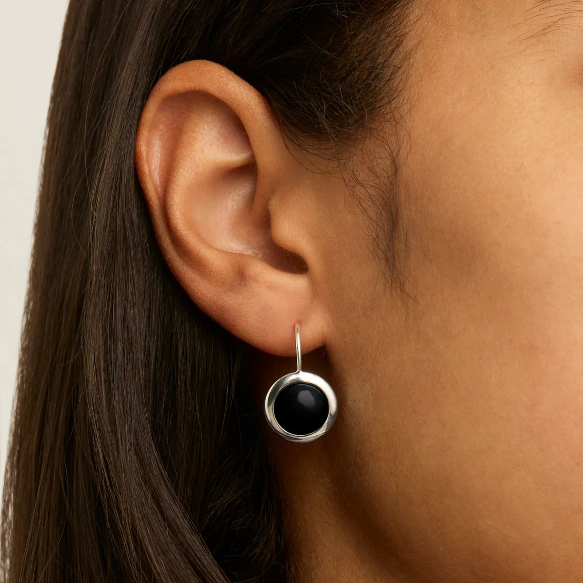 Najo E7056 Husk Onyx Drop Earring
