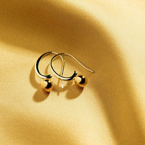 Najo E6907 Gold Ball earring