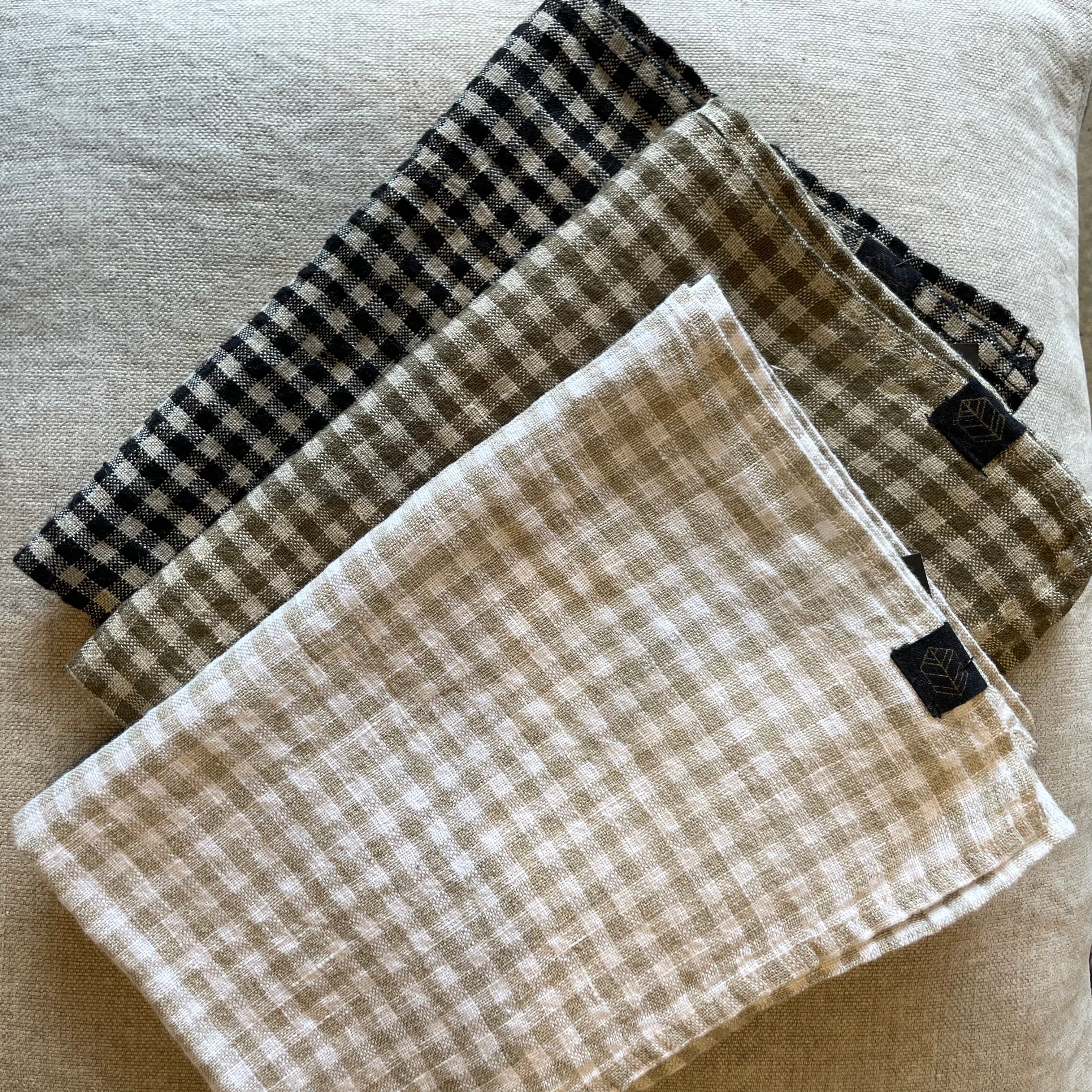 Haomy Ana Linen Napkin Set4