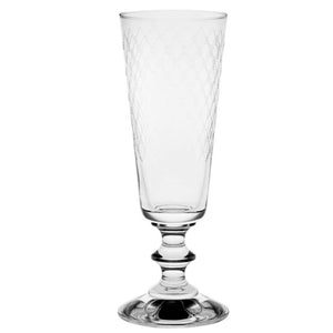 France 'Fishnet' Champagne Glasses Set4