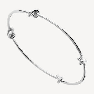 Najo B7044-64 Silver Knot Bangle