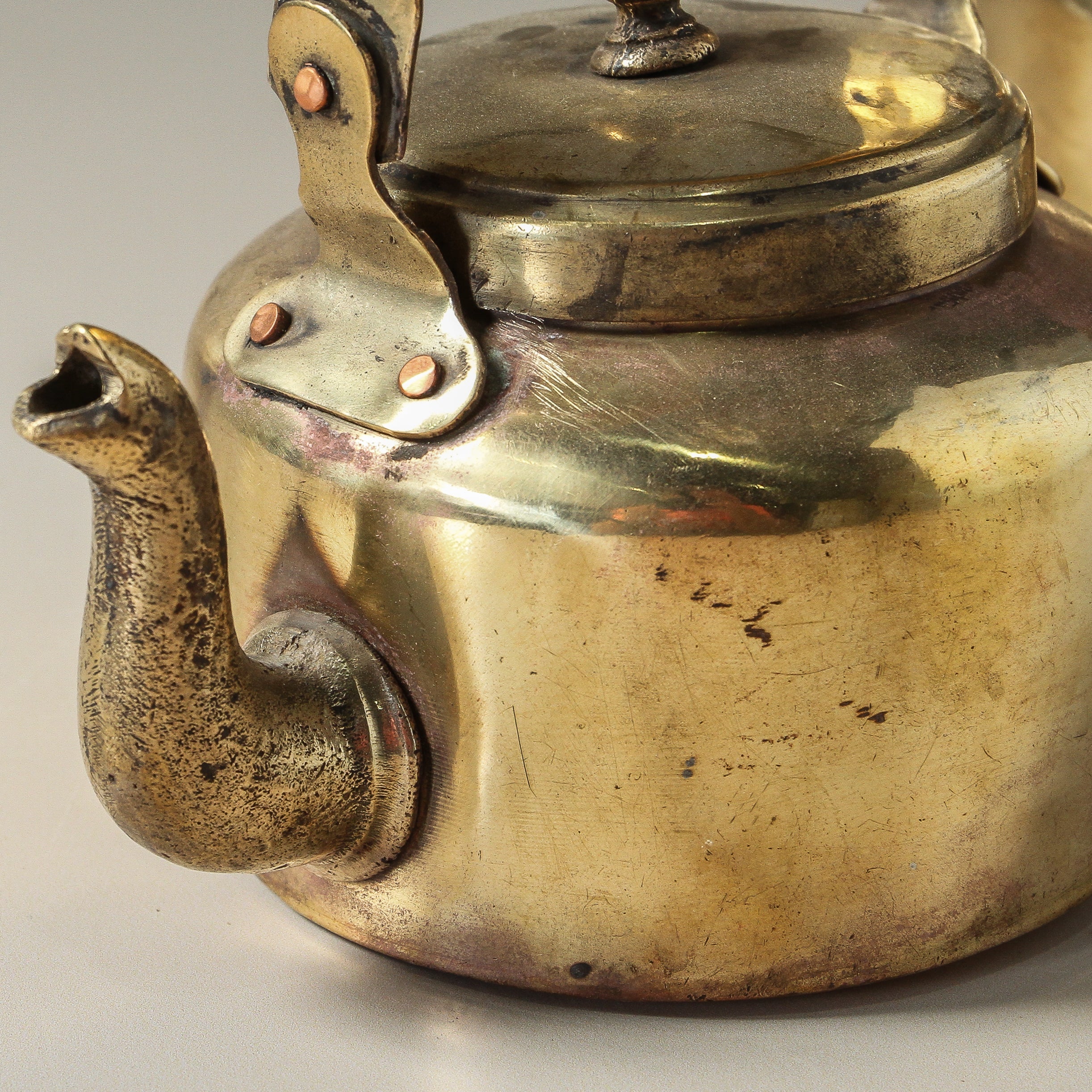 Vintage Brass Kettle