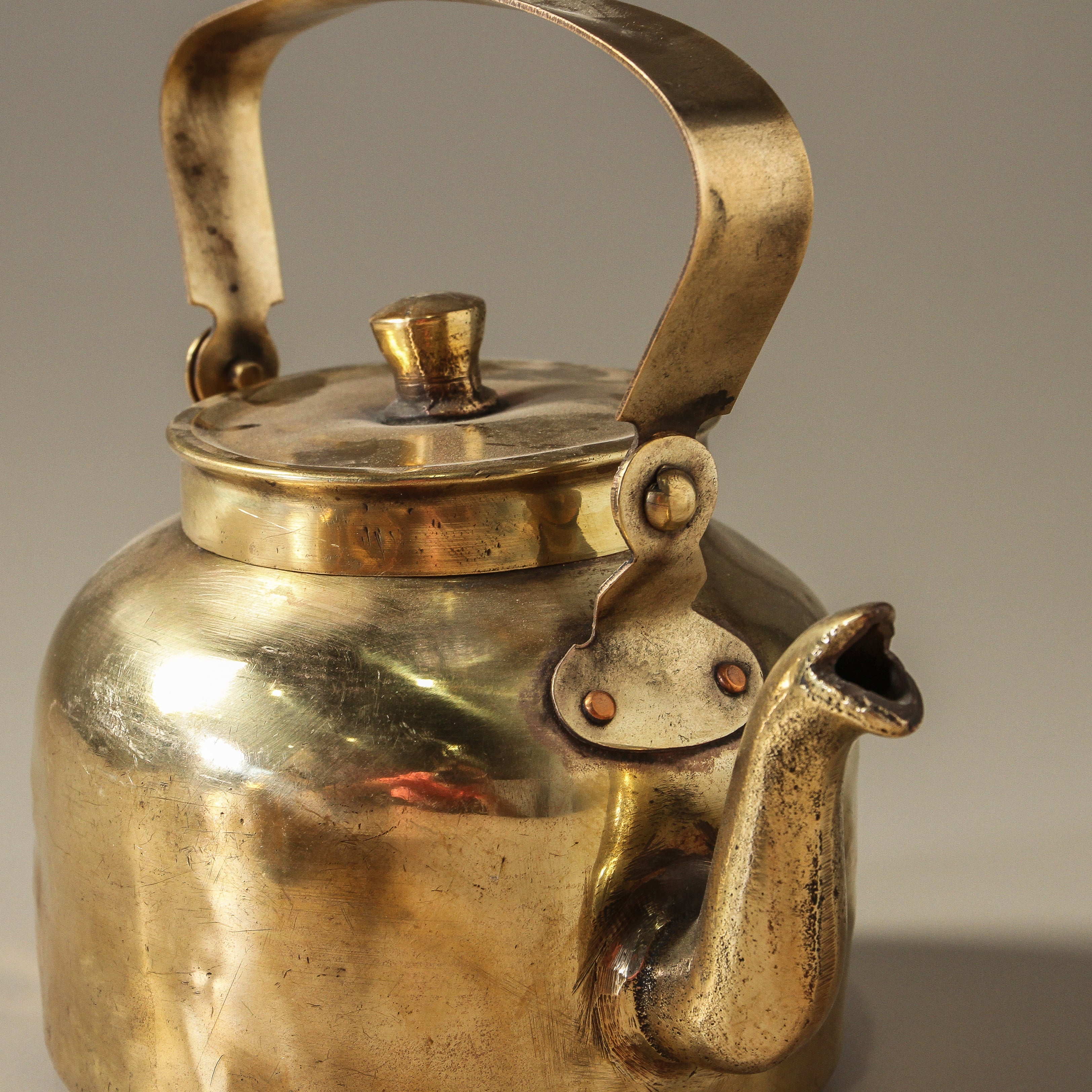 Vintage Brass Kettle