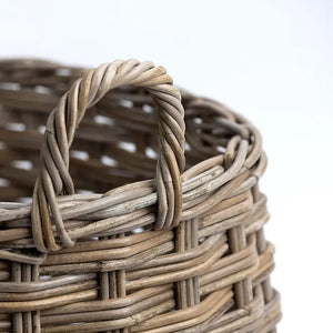 Wicker Moroc Herringbone Basket