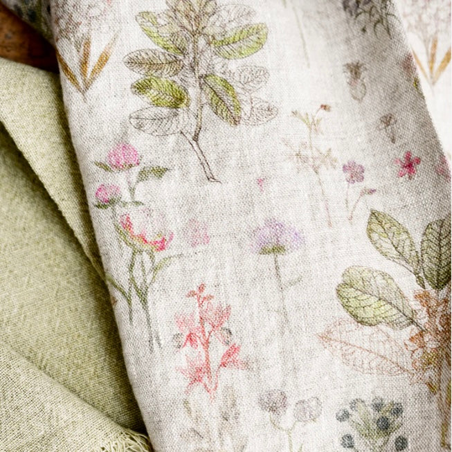 Linen Tea Towel- Botany