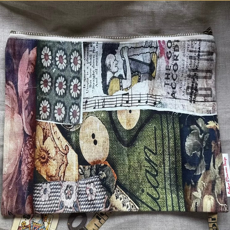 Printed Clutch Bag