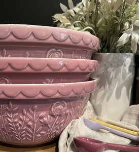 Mason Cash Meadow Pink Mixing Bowl 29cm