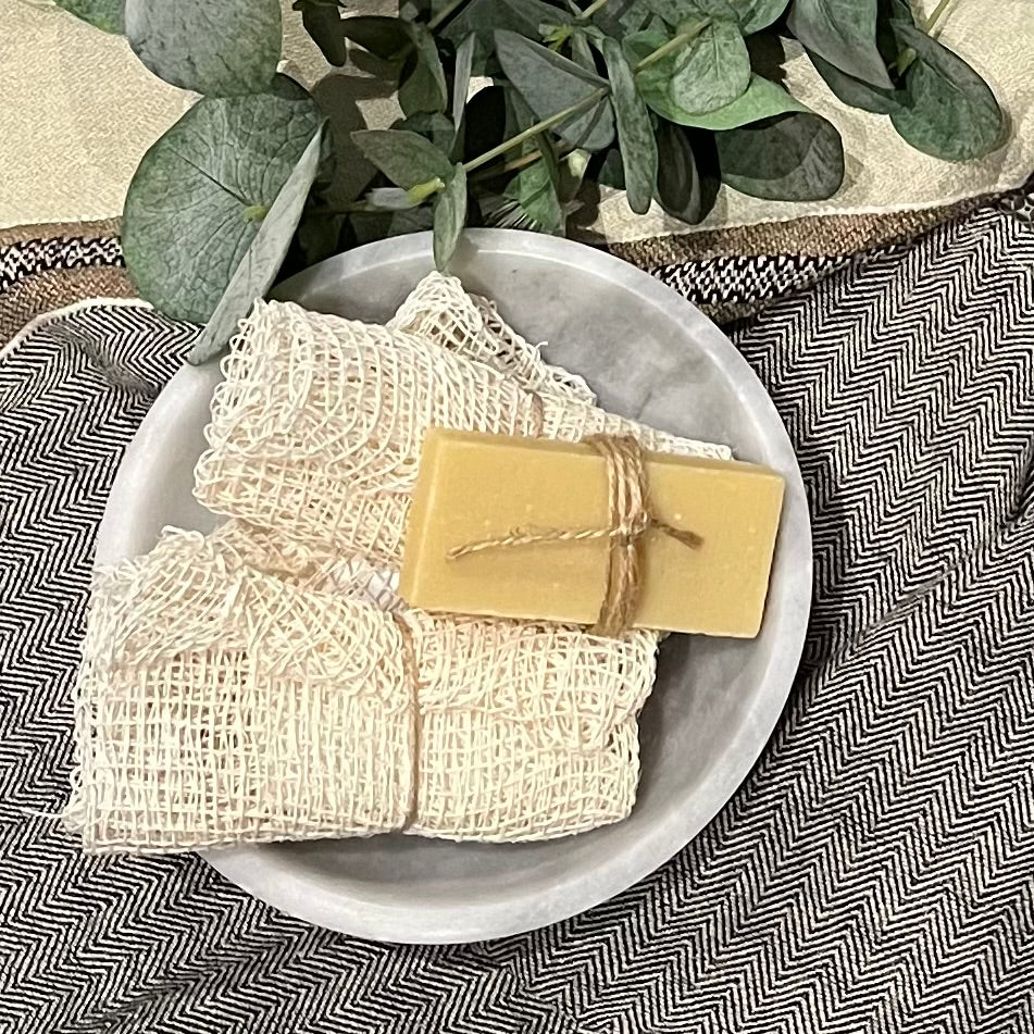 Handmade Soap in Agave Bag