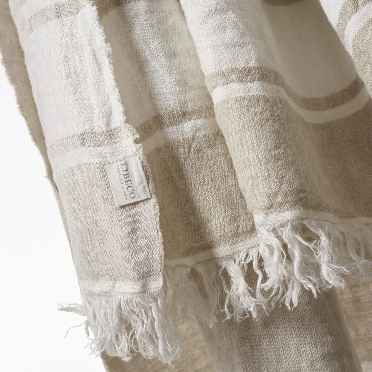 Libeco Belgian Fouta Flax Stripe
