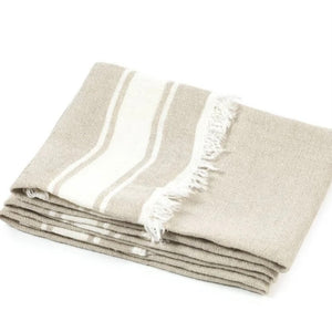 Libeco Belgian Fouta Flax Stripe