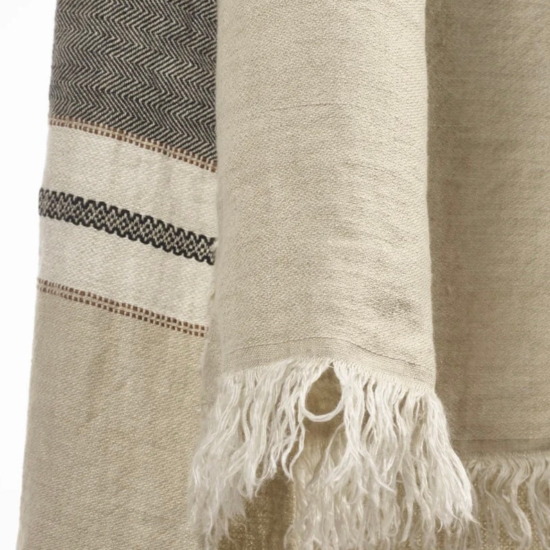 Libeco Belgian Fouta Beeswax Stripe