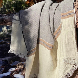 Libeco Belgian Fouta Beeswax Stripe