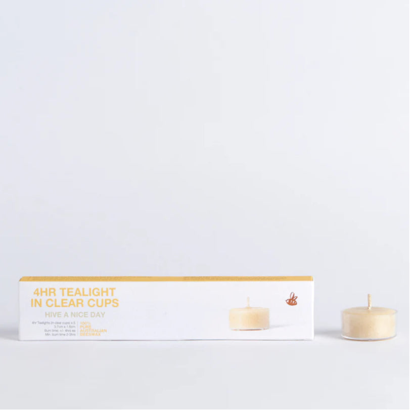 Queen B Beeswax Tealight Box5