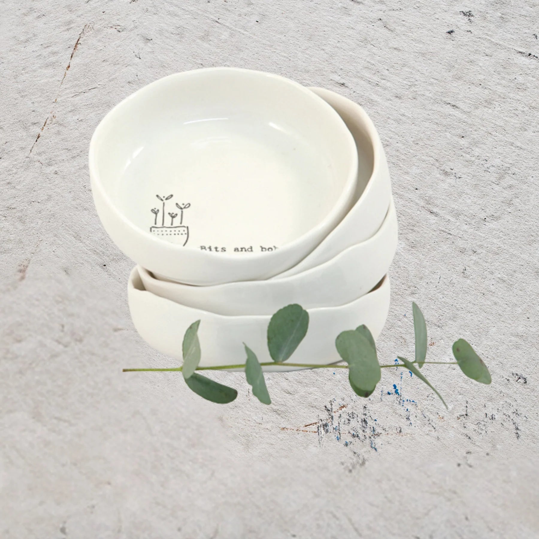 EOI Porcelain Trinket Dish