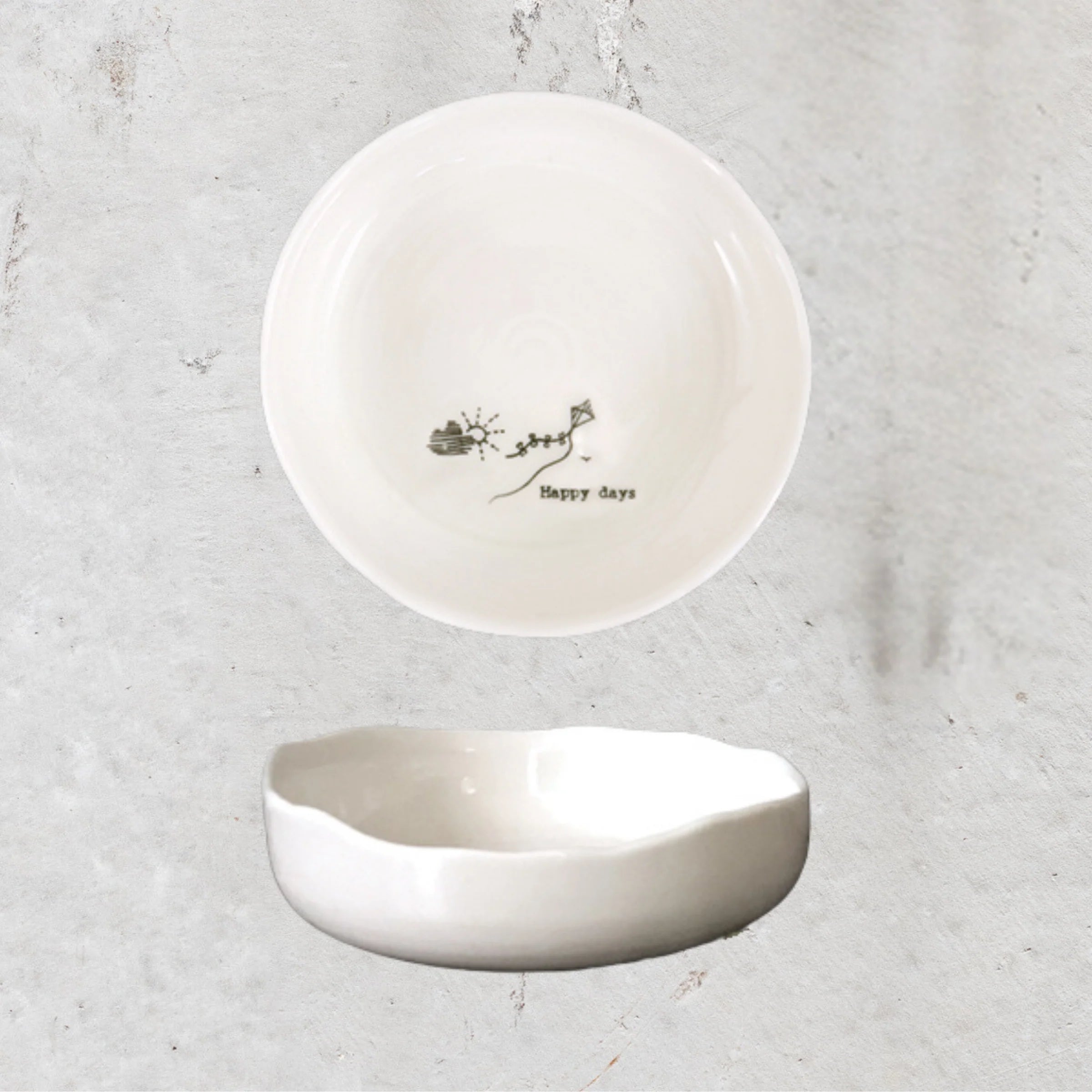 EOI Porcelain Trinket Dish