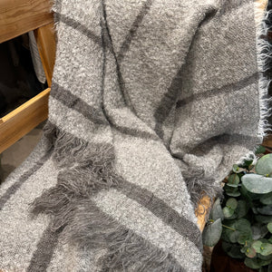 Stansborough Mohair Snow Wool Throw