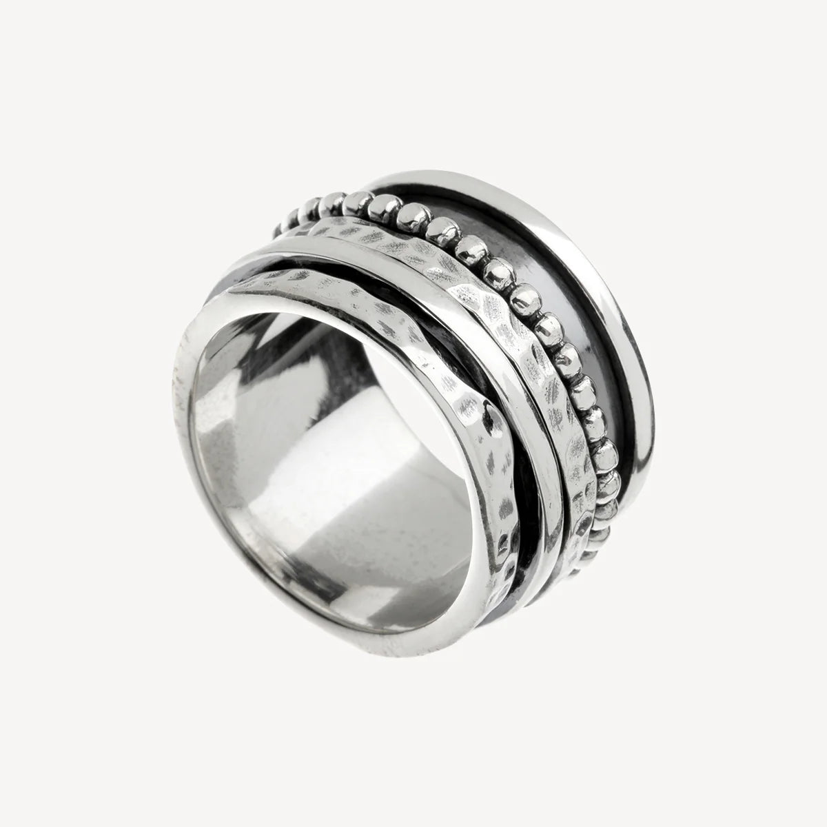 Najo R1733 Silver Spinner Ring