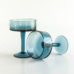 Hand Blown Coupe Glasses
