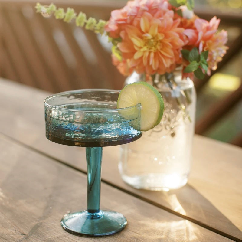 Hand Blown Coupe Glasses