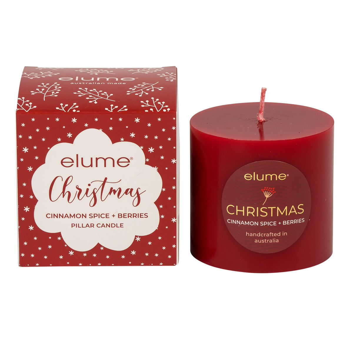 Christmas Candle Pillar