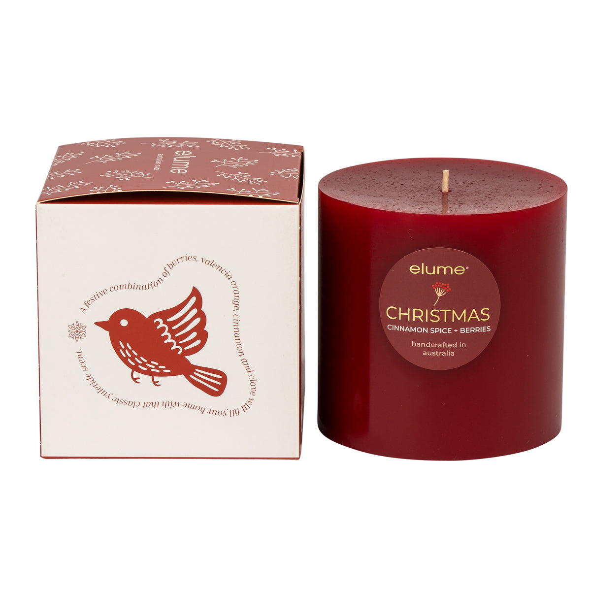 Christmas Candle Pillar