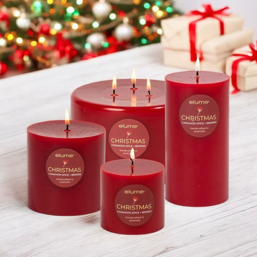 Christmas Candle Pillar
