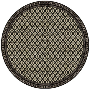 Beija Jaipur Black Placemat Round