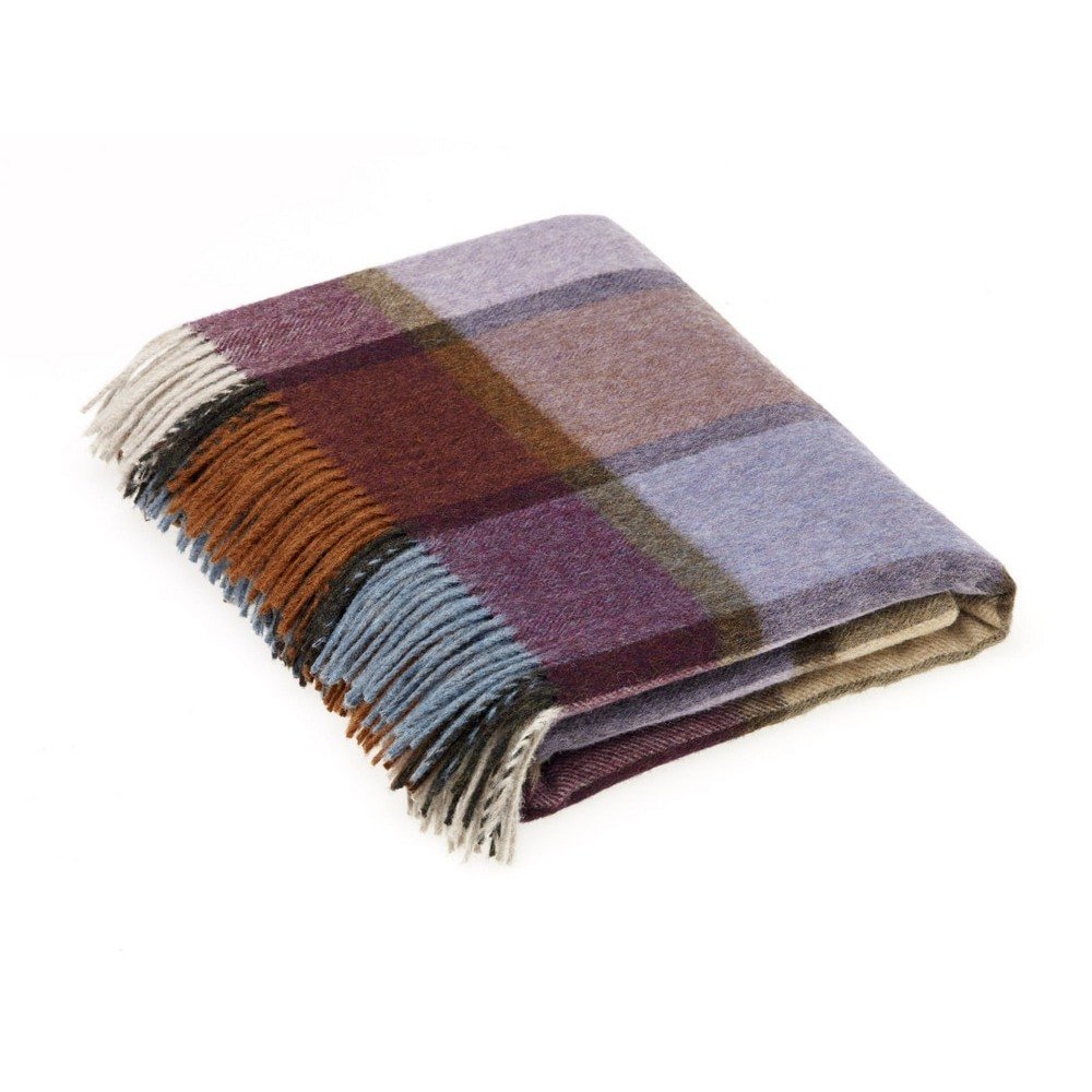 Bronte Block Throw Window Damson