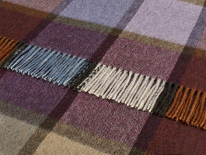 Bronte Block Throw Window Damson