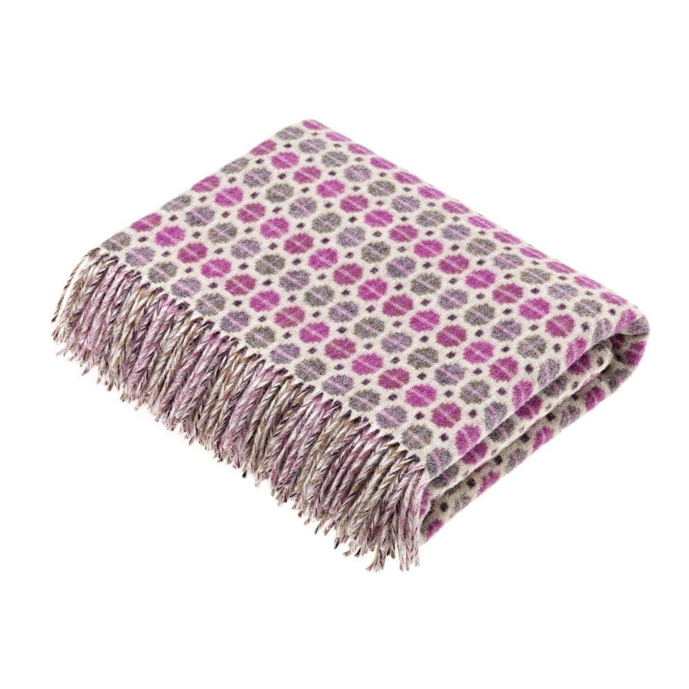 Bronte Milan Throw Pink