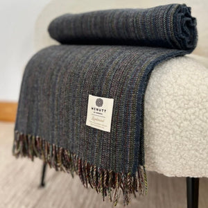 McNutt  Rainbows Throw Indigo