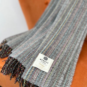 McNutt Rainbow Tweed Throw