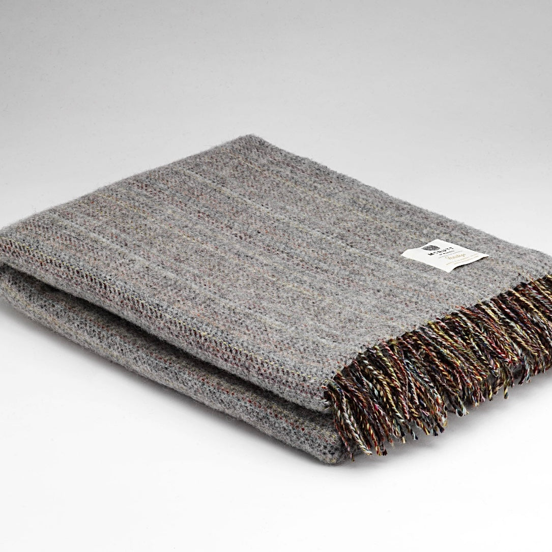 McNutt Rainbow Tweed Throw