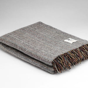 McNutt Rainbow Tweed Throw