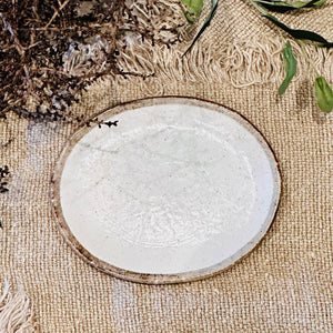 Shirokaratsu Small Oval Plate