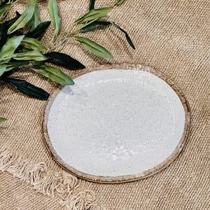 Shirokaratsu Medium Oval Plate