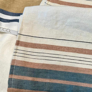 Libeco Gypsum Stripe Tea Towel