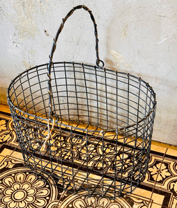 Large Wire Basket with Handle