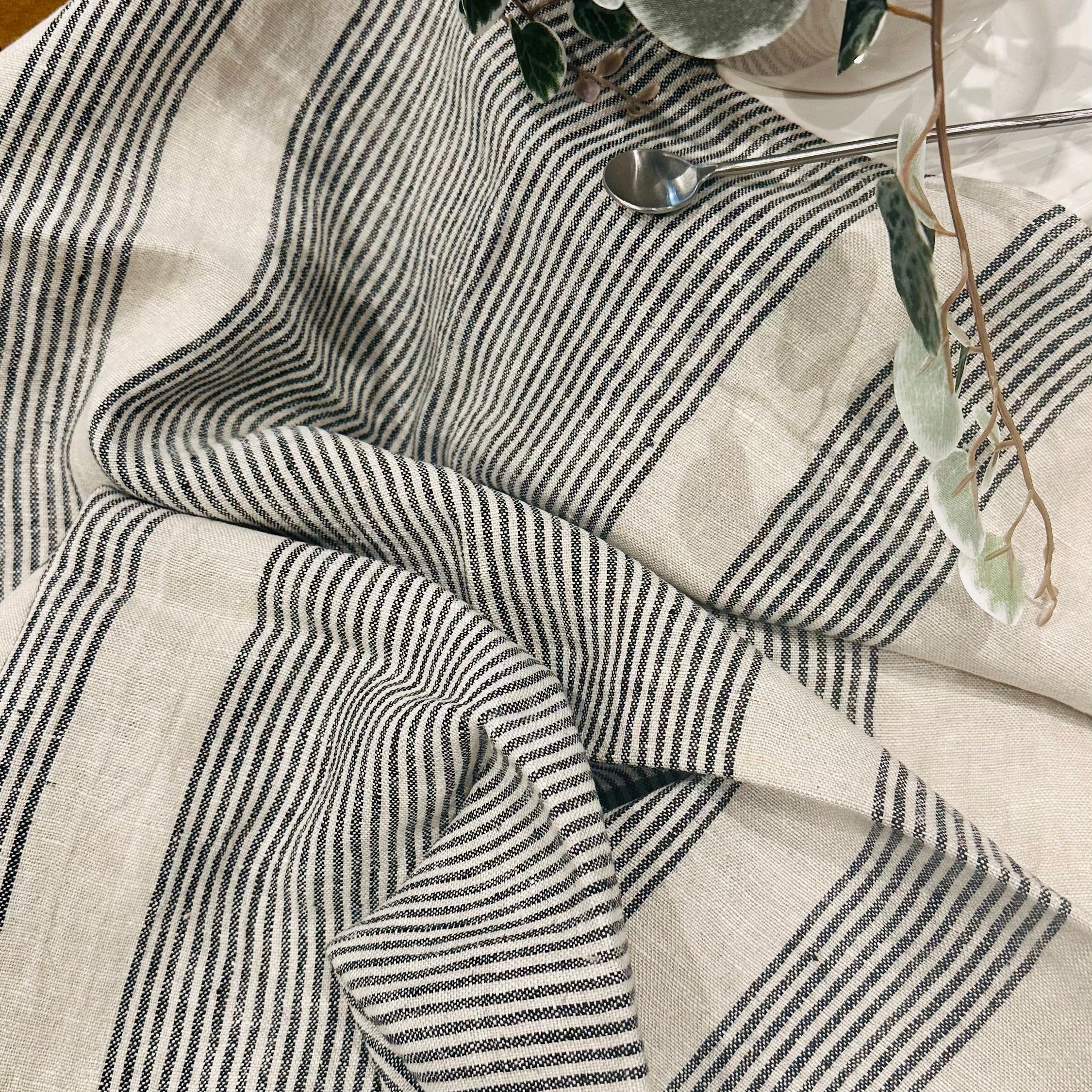Woven Linen Tea Towel
