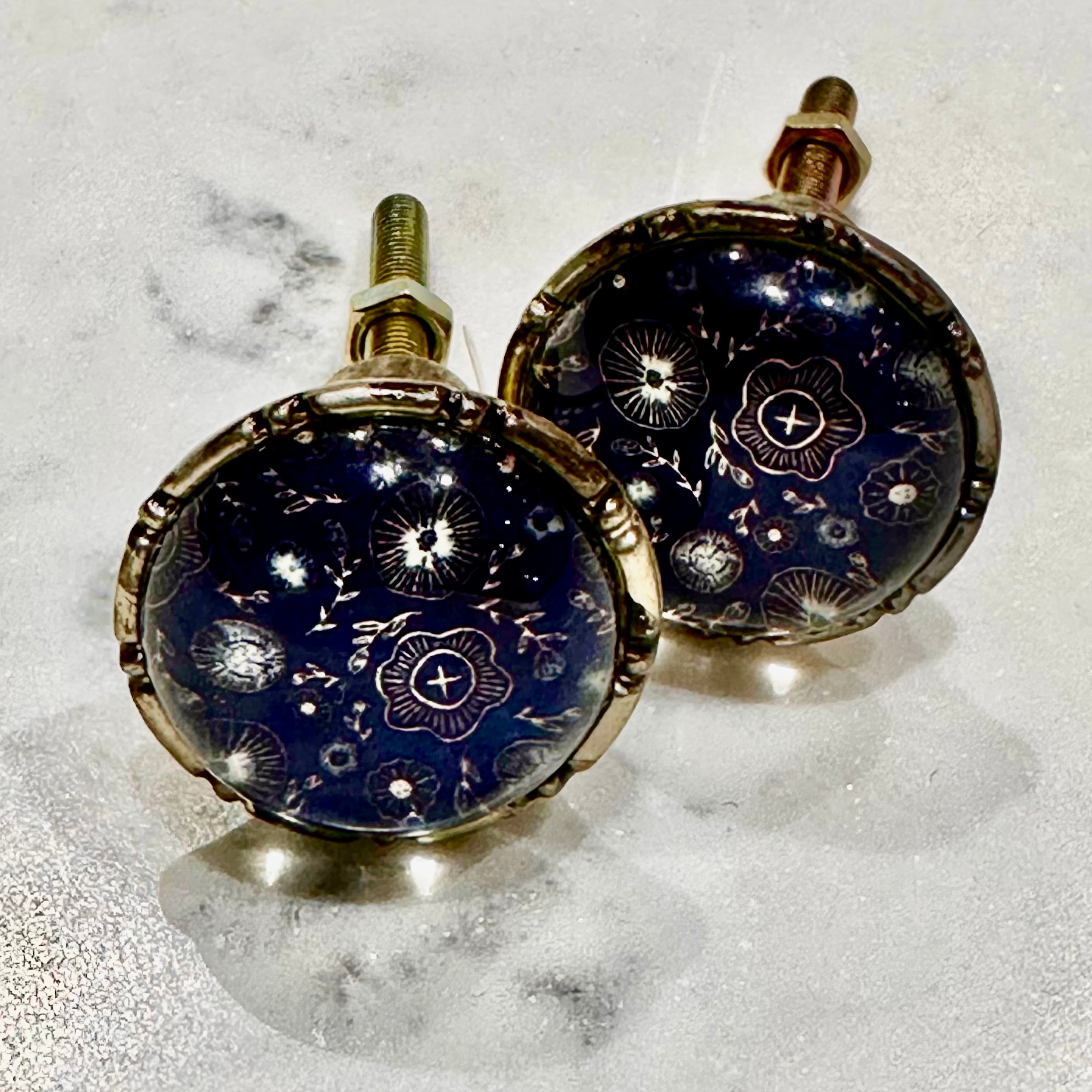 Hand Painted Ceramic Knobs